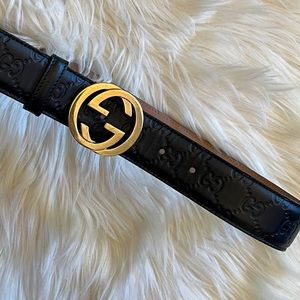 AUTHENTIC Gucci Signature Women’s Belt  Size 80/32